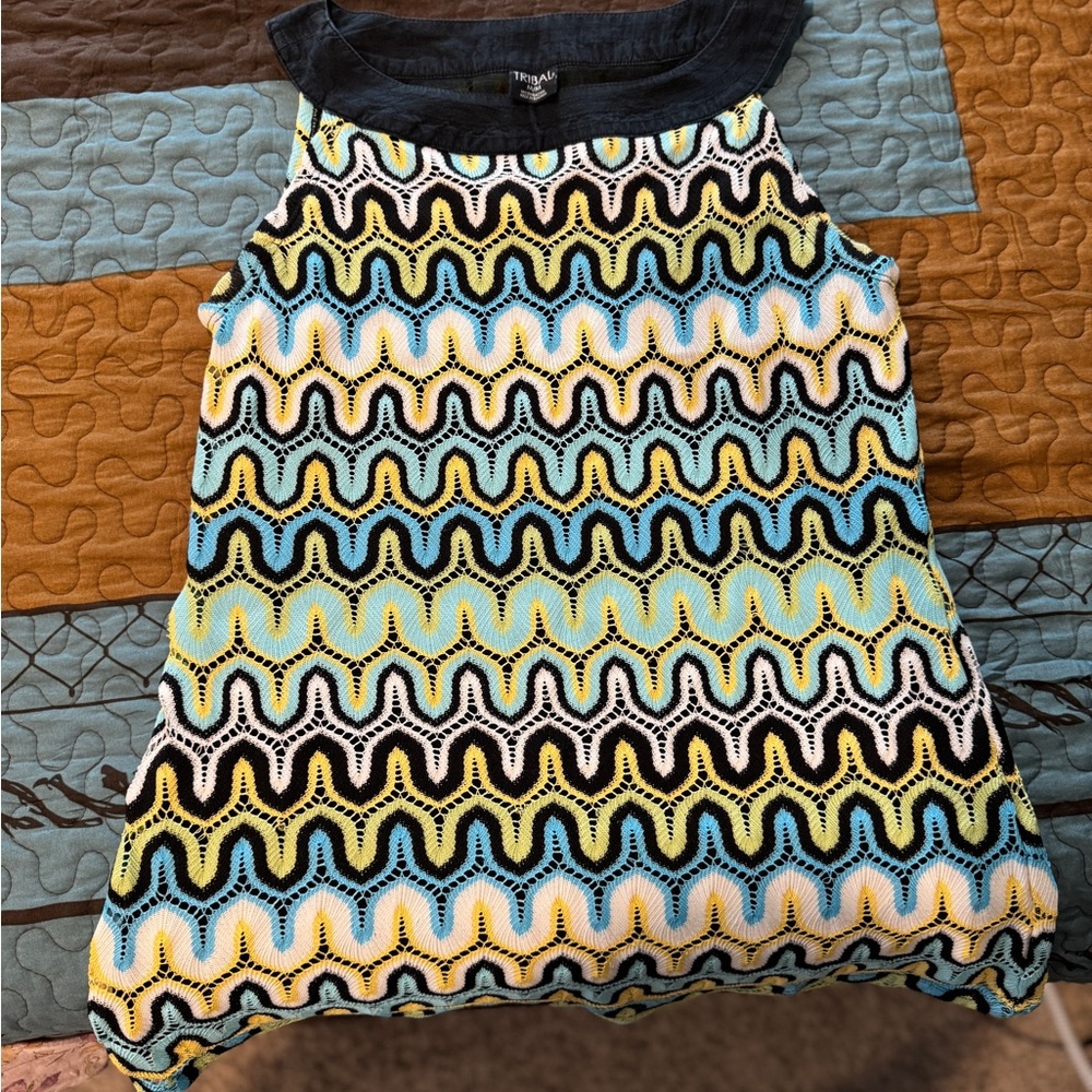 Tribal Sleeveless Shirt